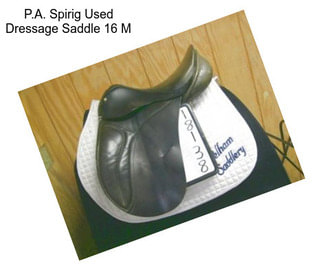 P.A. Spirig Used Dressage Saddle 16\