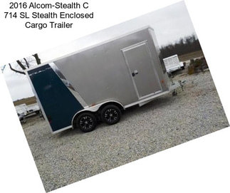 2016 Alcom-Stealth C 714 SL Stealth Enclosed Cargo Trailer