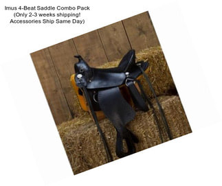 Imus 4-Beat Saddle Combo Pack (Only 2-3 weeks shipping! Accessories Ship Same Day)