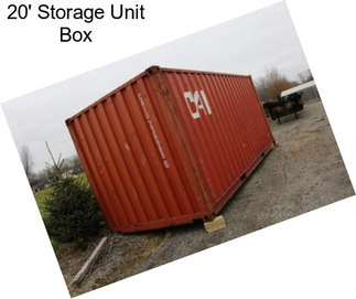 20\' Storage Unit Box