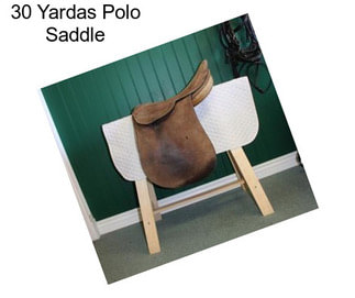 30 Yardas Polo Saddle