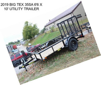 2019 BIG TEX 35SA 6\'6 X 10\' UTILITY TRAILER