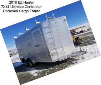 2018 EZ Hauler 7X14 Ultimate Contractor Enclosed Cargo Trailer