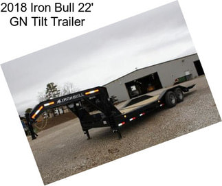 2018 Iron Bull 22\' GN Tilt Trailer