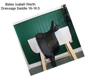 Bates Isabell Werth Dressage Saddle 16\