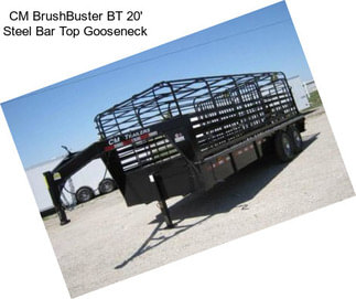 CM BrushBuster BT 20\' Steel Bar Top Gooseneck