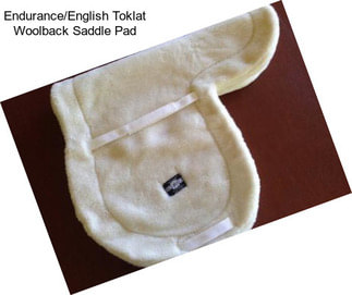 Endurance/English Toklat Woolback Saddle Pad