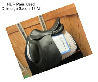 HDR Paris Used Dressage Saddle 19\