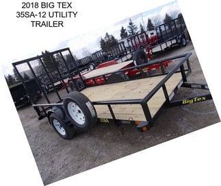 2018 BIG TEX 35SA-12 UTILITY TRAILER