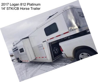 2017 Logan 812 Platinum 14\' STK/CB Horse Trailer