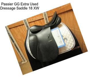 Passier GG Extra Used Dressage Saddle 18\