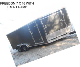 FREEDOM 7 X 16 WITH FRONT RAMP