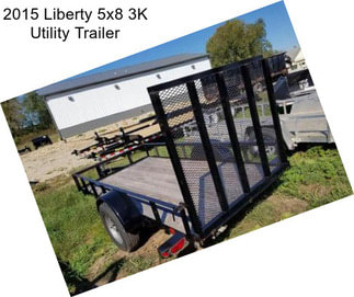 2015 Liberty 5x8 3K Utility Trailer