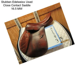 Stubben Edelweiss Used Close Contact Saddle 16.5\