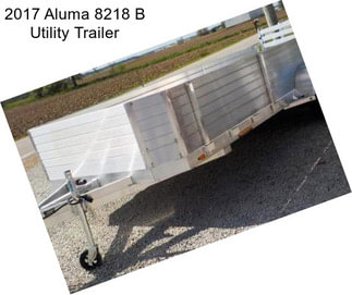 2017 Aluma 8218 B Utility Trailer