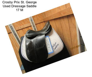 Crosby Prix St. George Used Dressage Saddle 17\