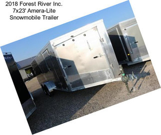 2018 Forest River Inc. 7x23\' Amera-Lite Snowmobile Trailer