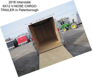 2018 Interstate 6X12 V-NOSE CARGO TRAILER in Peterborough