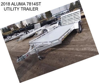 2018 ALUMA 7814ST UTILITY TRAILER