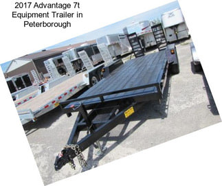 2017 Advantage 7t Equipment Trailer in Peterborough