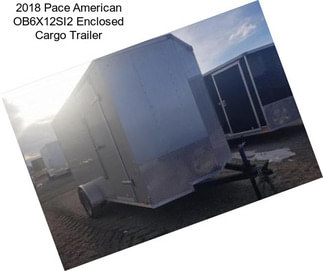 2018 Pace American OB6X12SI2 Enclosed Cargo Trailer
