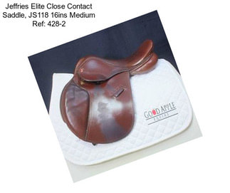 Jeffries Elite Close Contact Saddle, JS118 16ins Medium Ref: 428-2