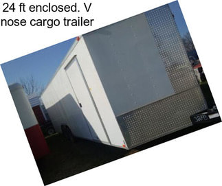 24 ft enclosed. V nose cargo trailer