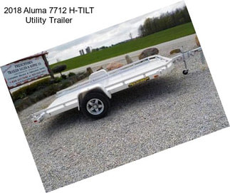 2018 Aluma 7712 H-TILT Utility Trailer