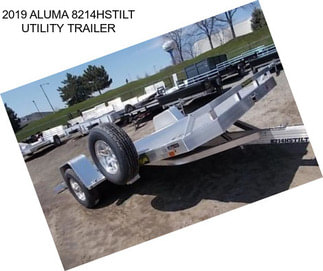 2019 ALUMA 8214HSTILT UTILITY TRAILER