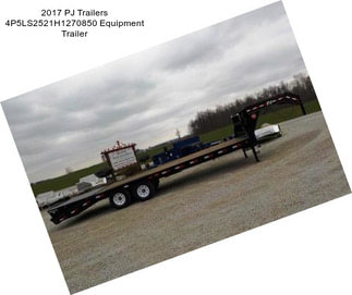 2017 PJ Trailers 4P5LS2521H1270850 Equipment Trailer