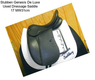 Stubben Genesis De Luxe Used Dressage Saddle 17\