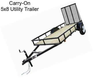 Carry-On 5x8 Utility Trailer