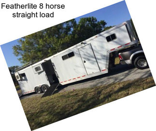 Featherlite 8 horse straight load