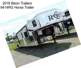 2018 Bison Trailers 8414RG Horse Trailer