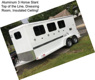 Aluminum 3 Horse Slant \