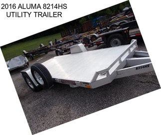 2016 ALUMA 8214HS UTILITY TRAILER