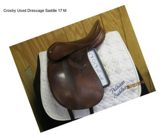 Crosby Used Dressage Saddle 17\