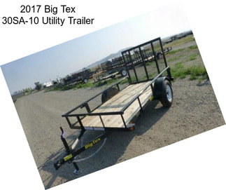 2017 Big Tex 30SA-10 Utility Trailer