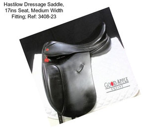 Hastilow Dressage Saddle, 17ins Seat, Medium Width Fitting; Ref: 3408-23