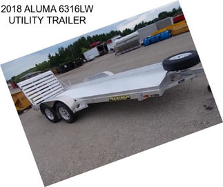 2018 ALUMA 6316LW UTILITY TRAILER