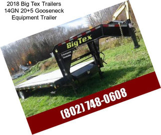 2018 Big Tex Trailers 14GN 20+5 Gooseneck Equipment Trailer