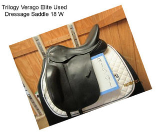 Trilogy Verago Elite Used Dressage Saddle 18\