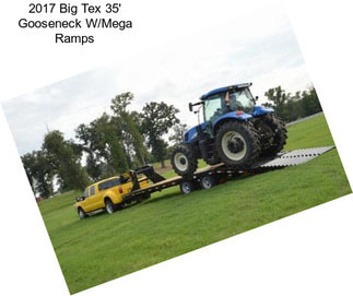 2017 Big Tex 35\' Gooseneck W/Mega Ramps