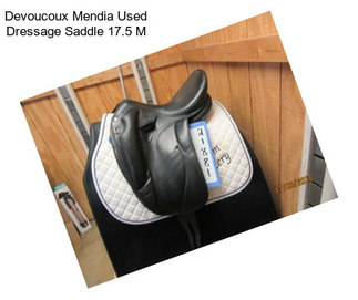 Devoucoux Mendia Used Dressage Saddle 17.5\