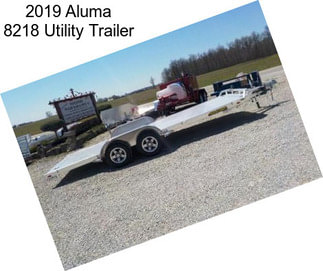 2019 Aluma 8218 Utility Trailer