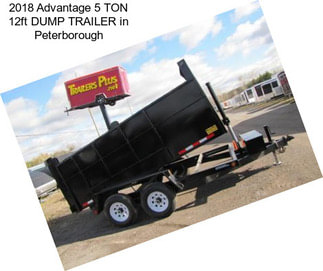 2018 Advantage 5 TON 12ft DUMP TRAILER in Peterborough