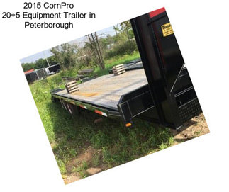 2015 CornPro 20+5 Equipment Trailer in Peterborough