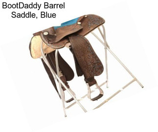 BootDaddy Barrel Saddle, Blue