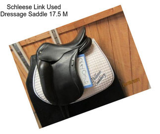 Schleese Link Used Dressage Saddle 17.5\