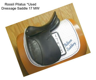 Roosli Pilatus *Used Dressage Saddle 17\